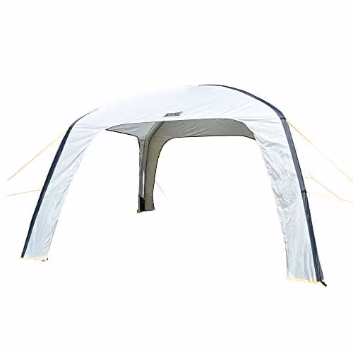Maypole Inflatable Gazebo Event Shelter in Grey and White, W/D/H: 365 x 365 x 220 cm