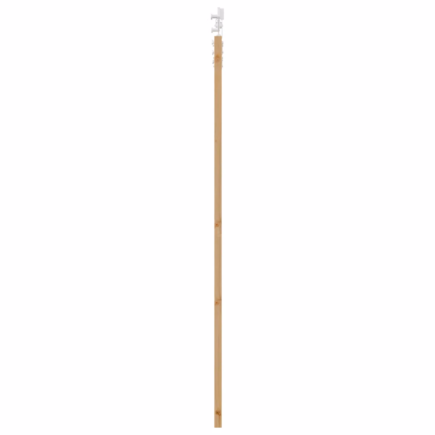 Berkfield Home Modern Sliding Door with Hardware Set, Solid Pine Wood, Beige, W: 86 cm, H: 198.5 cm – 2