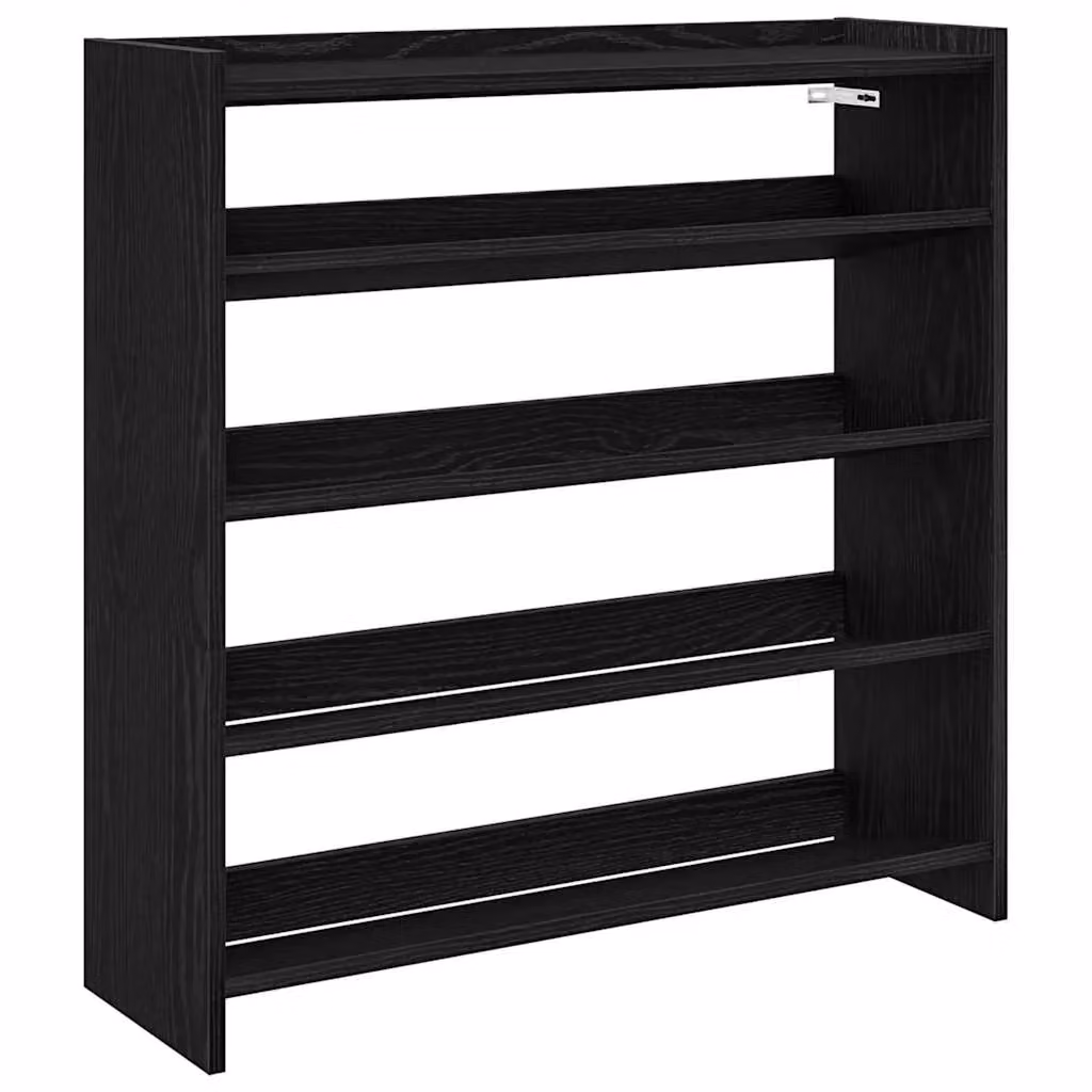 Berkfield Home Black Modern Shoe Rack, W/D/H: 80 x 25 x 81 cm – 2
