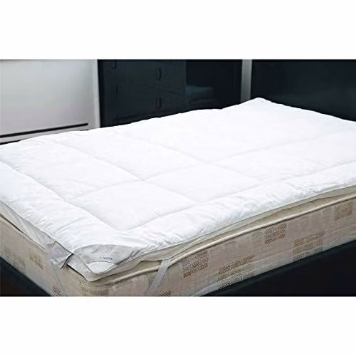 Belledorm Mulberry Silk and Cotton Mattress Topper, White, W: 140 cm, L: 200 cm