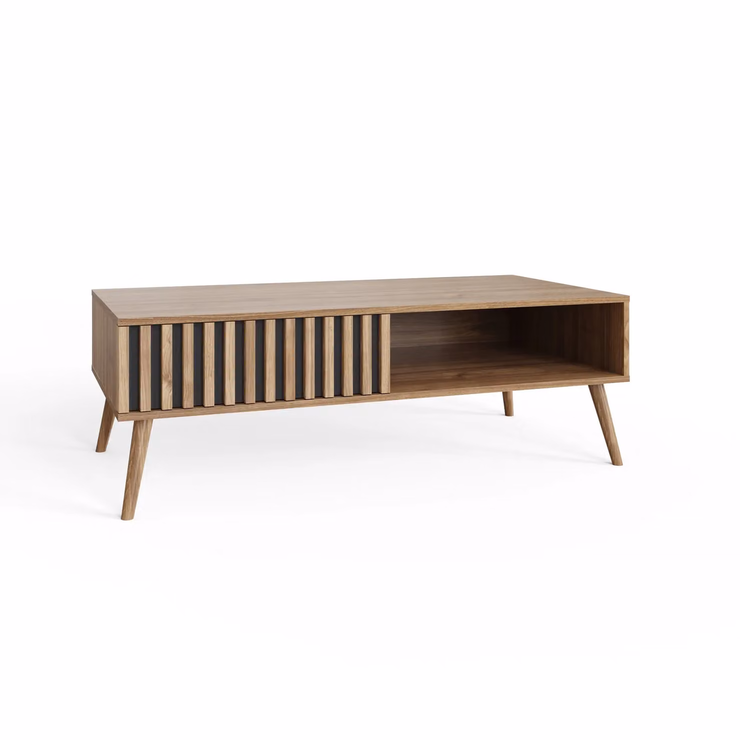 GFW Rowan Oak Coffee Table in Brown and Beige – 2