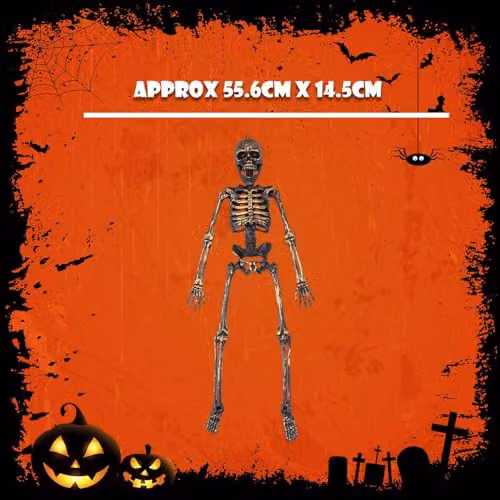 VFM e-Store Gold Hanging Skeleton Decoration for Halloween Parties – 3