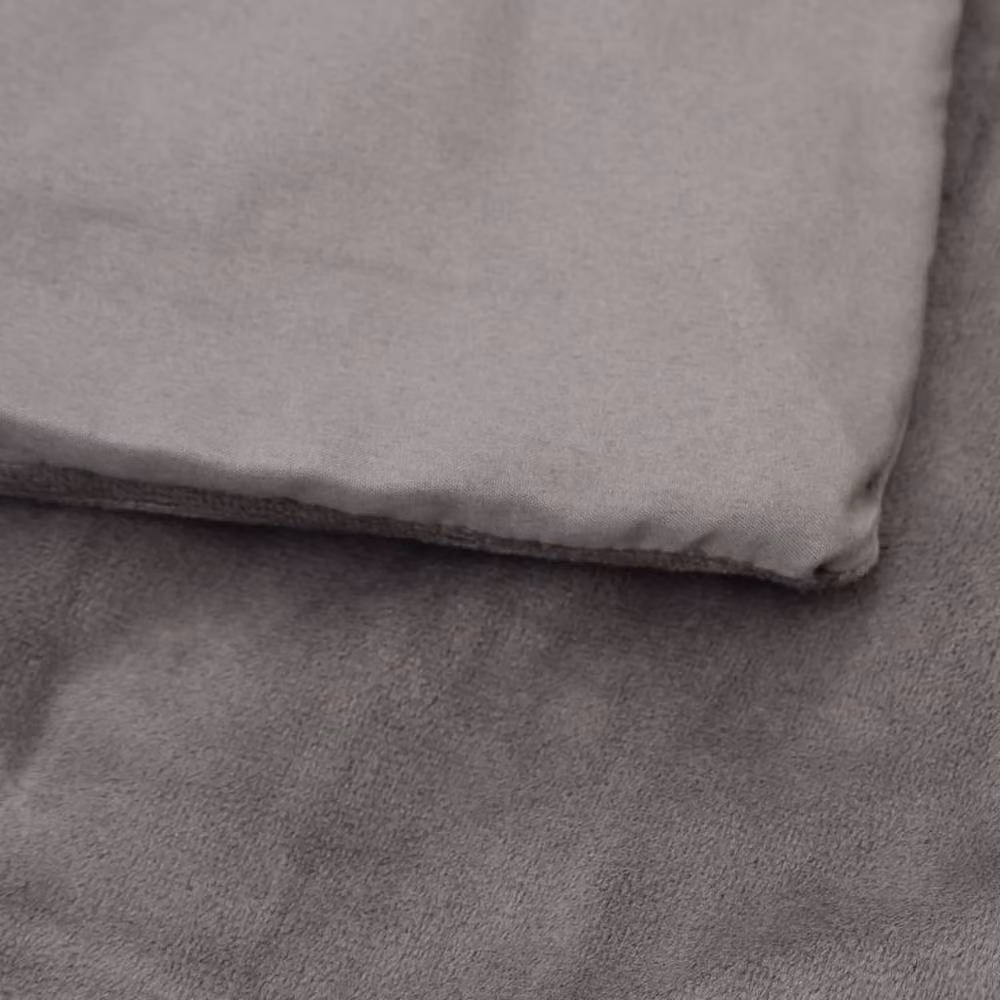 Berkfield Home Weighted Blanket with Removable Grey Cotton Cover, 6 kg, W: 138 cm, L: 200 cm – 3