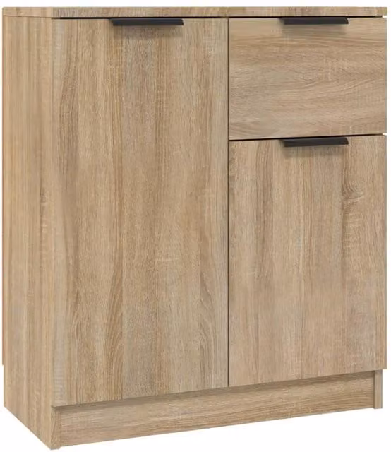 Berkfield Home Sonoma Oak Sideboard in Light Tan, W/D/H: 60 x 30 x 70 cm – 1