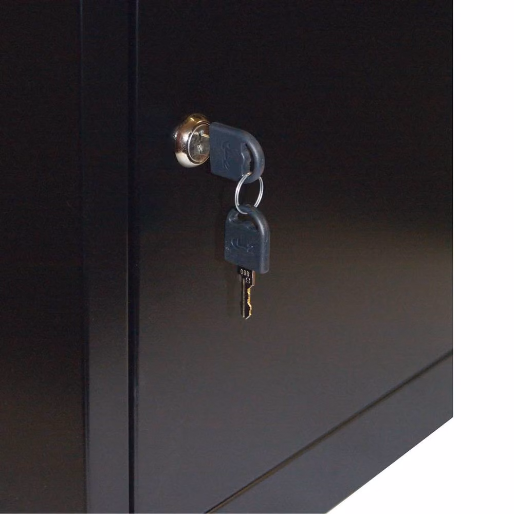 Phoenix Safe Company PB0581BK Secure Wall-Mounted Outdoor Parcel Box in Black Steel – 5