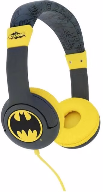 Batman Adjustable Wired Headphones with 3.5 mm Jack - Grey