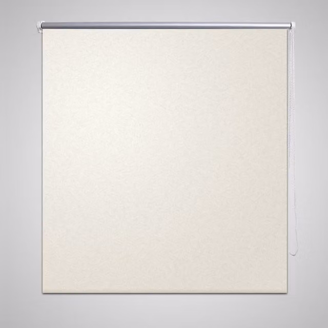 Berkfield Home Blackout Roller Blind, White, W: 160 cm, H: 175 cm
