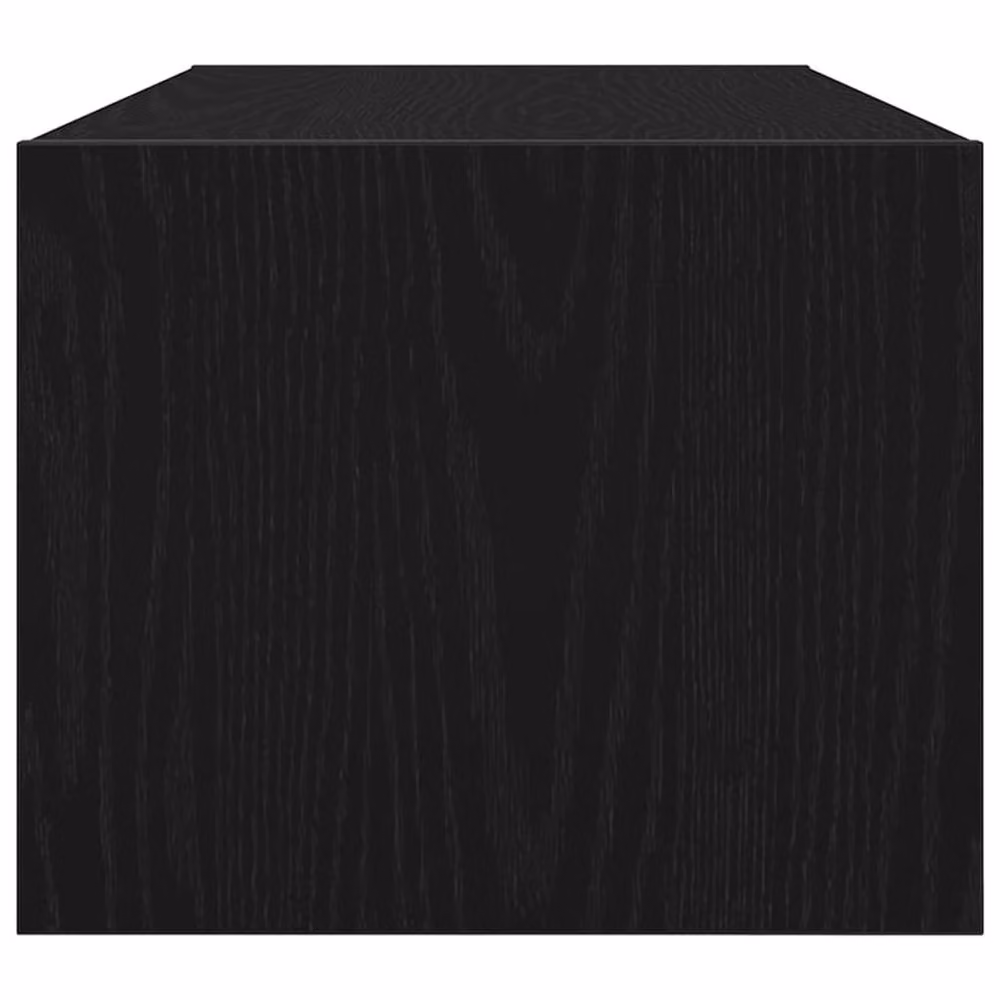 Berkfield Home Set of 2 Modern Black Oak TV Cabinets, W/D/H: 80 x 31 x 25.5 cm – 3