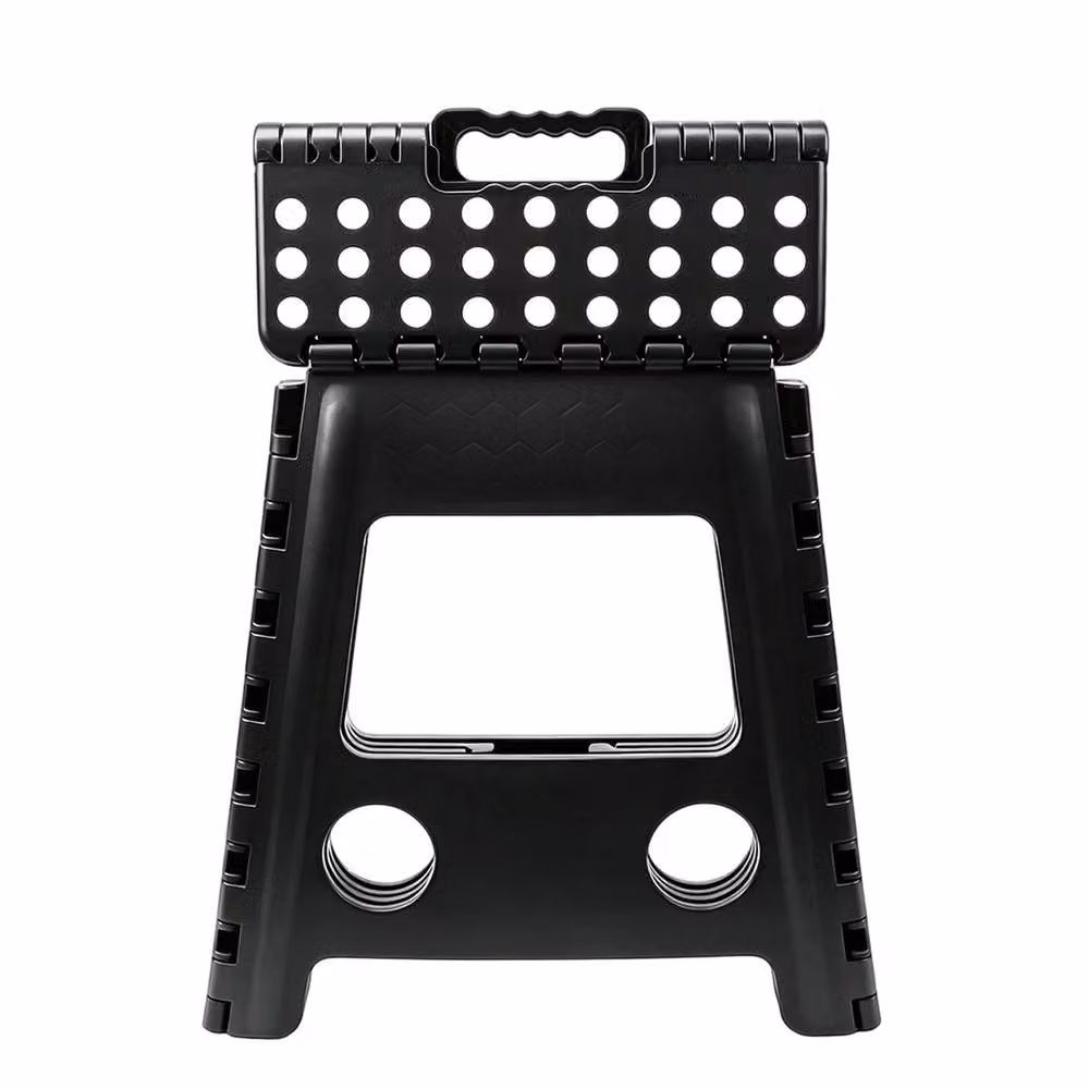 SPETLEK Large Folding Step Stool with Handle, Black, 150kg Capacity – 5