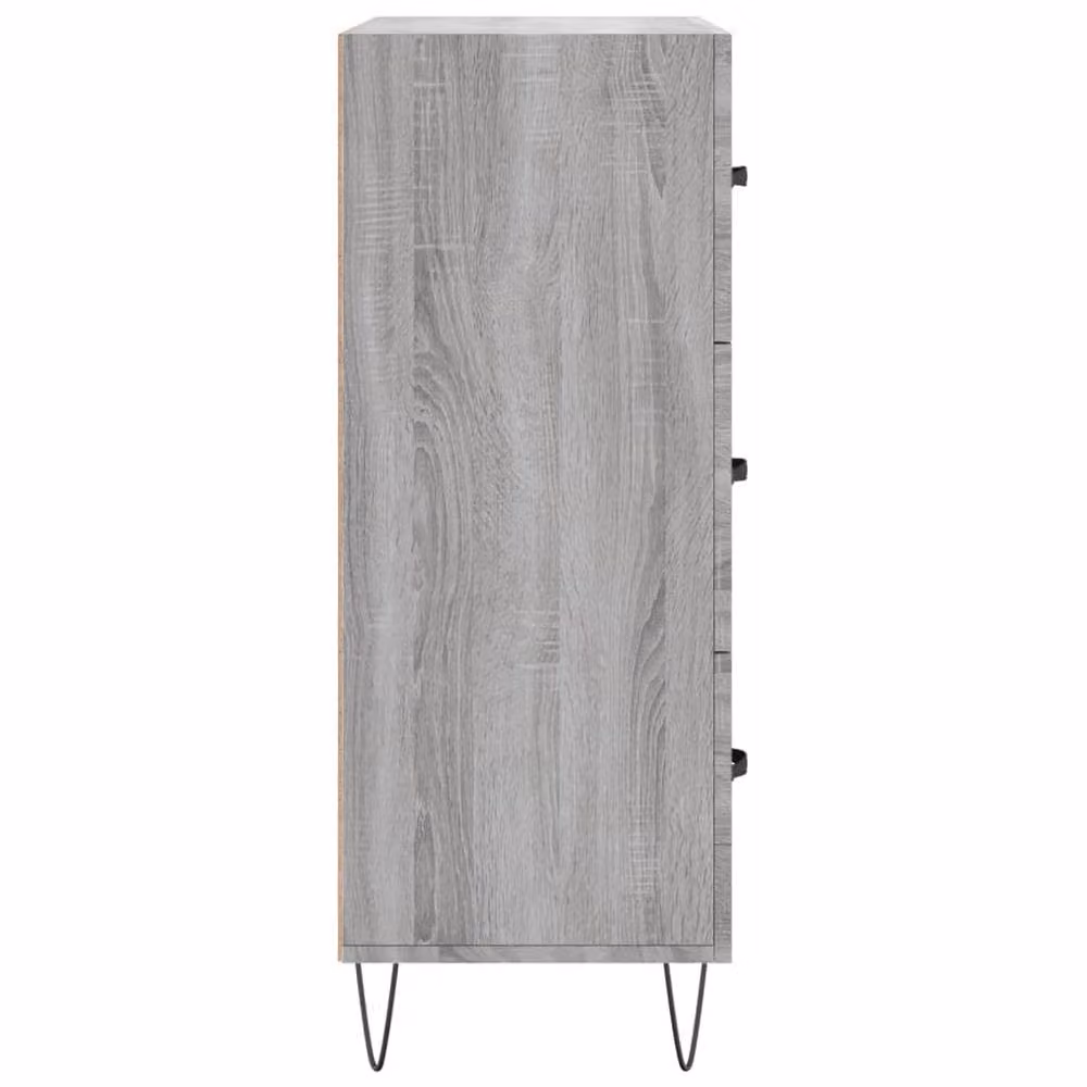 Berkfield Home Grey Sonoma Sideboard in Engineered Wood, W/D/H: 69.5 x 34 x 90 cm – 2