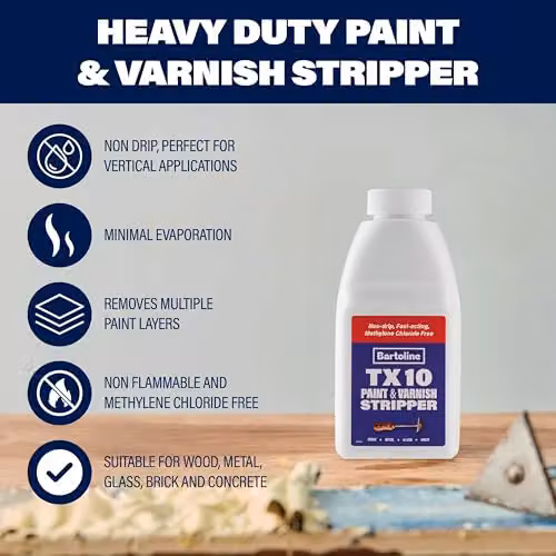 Bartoline TX10 Paint and Varnish Stripper, 500 ml – 2