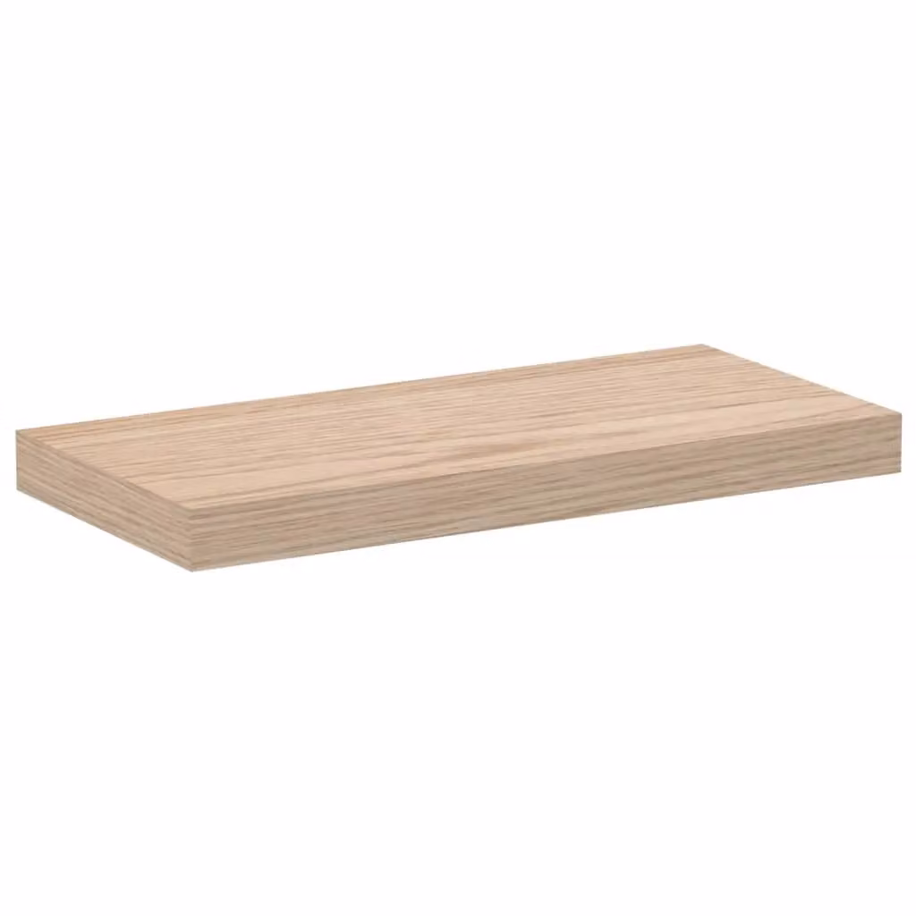 Berkfield Home Brown Oak Floating Wall Mounted Shelf, W: 50 cm, D: 23.5 cm, H: 4 cm – 2