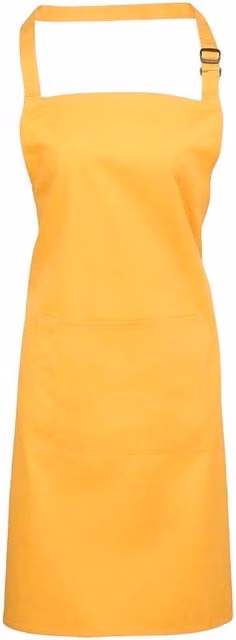 Premier Colours Pocket Full Apron in Yellow