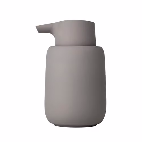 Blomus Sono Satellite Ceramic Soap Dispenser in Brown or Grey
