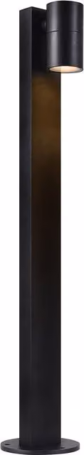 Nordlux Tin Modern Black Metal Outdoor Post Light for Garden with GU10 Bulb IP44 Mains Powered
