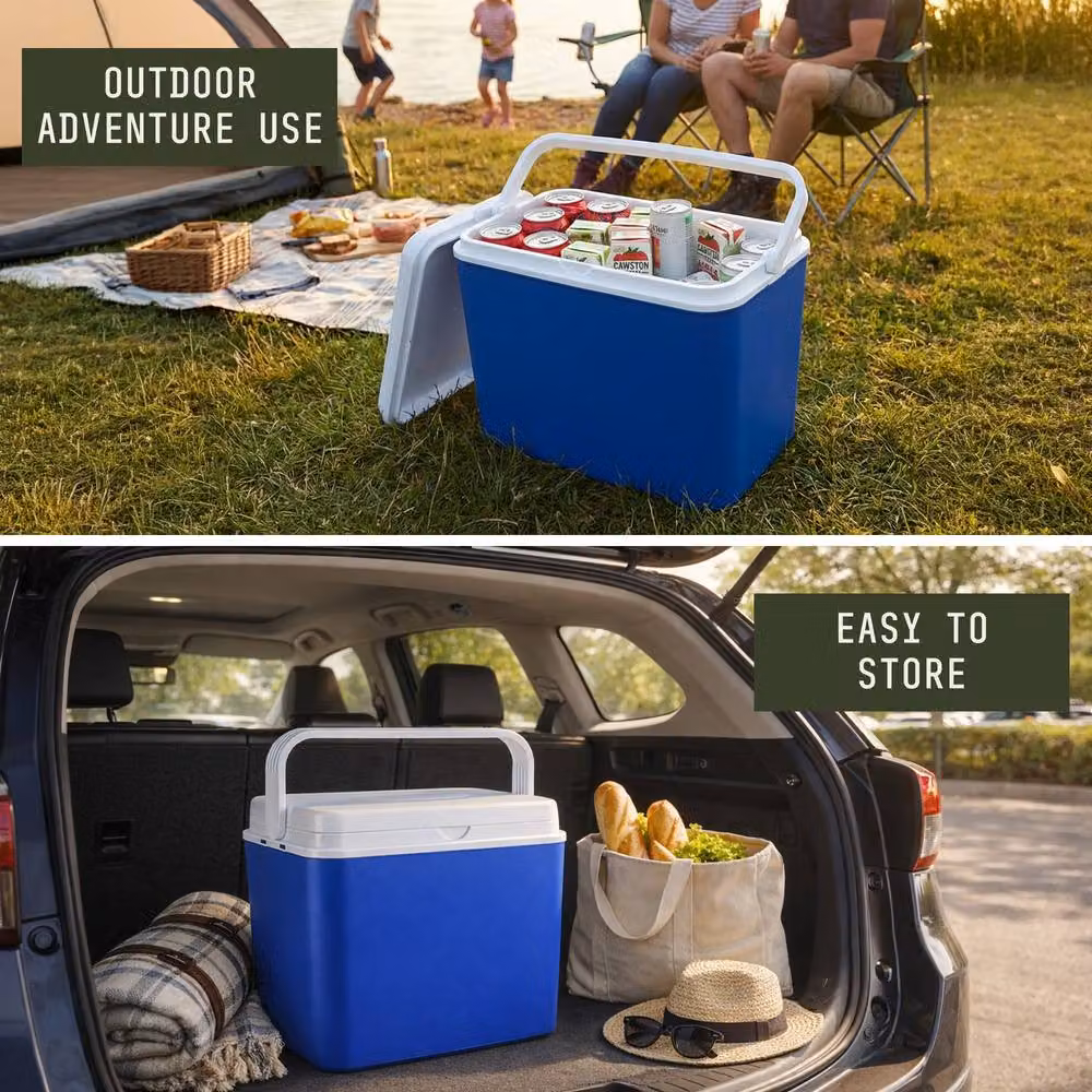Voyager 24L Insulated Cooler Box in Blue – 8