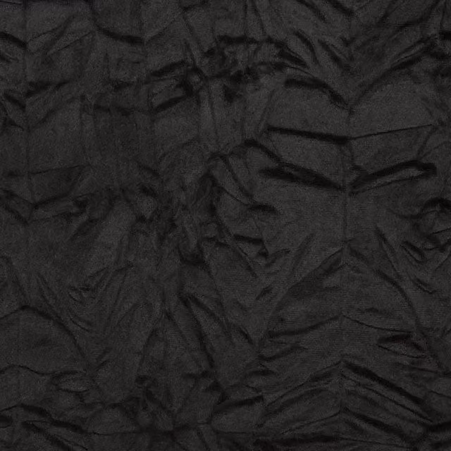 Clarke & Clarke Sylvana Fabric Jet Black