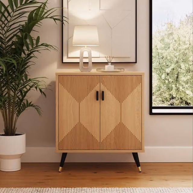 GFW Amara Accent Sideboard in Light Oak – 1
