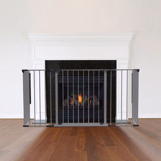 Safetots Multi Panel Fire Surround in Grey, W/D/H: 105 x 49 x 70 cm
