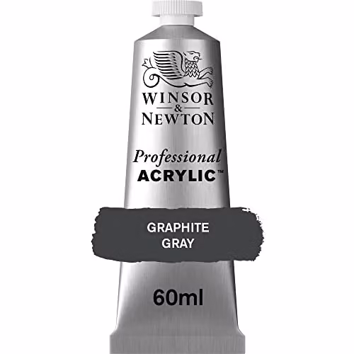Winsor & Newton Professional Acrylic Colour in Graphite Grey, 60 ml