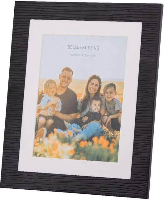 Belleek Living Dusk Rectangular Single Tabletop Picture Frame, Black – 1