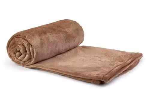 New Edge Blinds Plush Collection Flannel Fleece Super Soft Throw in Brown, W/D/H: 127 x 152 cm – 2