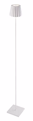 Mantra Iluminación Netlighting K2 LED Floor Lamp, White, IP54, H 120 cm x W 15 cm x D 15 cm