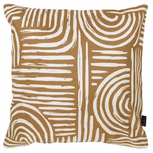 icon Set of 4 Multicolour Graphic Printed Indoor Outdoor Cushions, W/D/H: 43 x 43 x 43 cm – 3