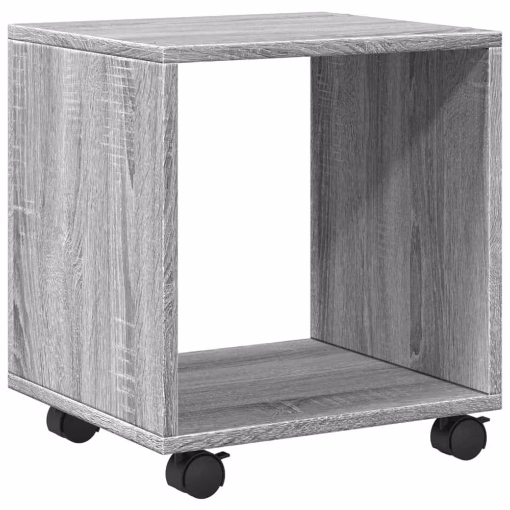 Berkfield Home vidaXL Rolling Cabinet in Grey Sonoma, W/D/H: 37 x 33 x 42.5 cm – 2