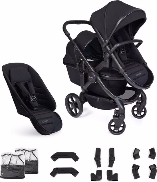 iCandy Peach 8 Double Complete Bundle in Black