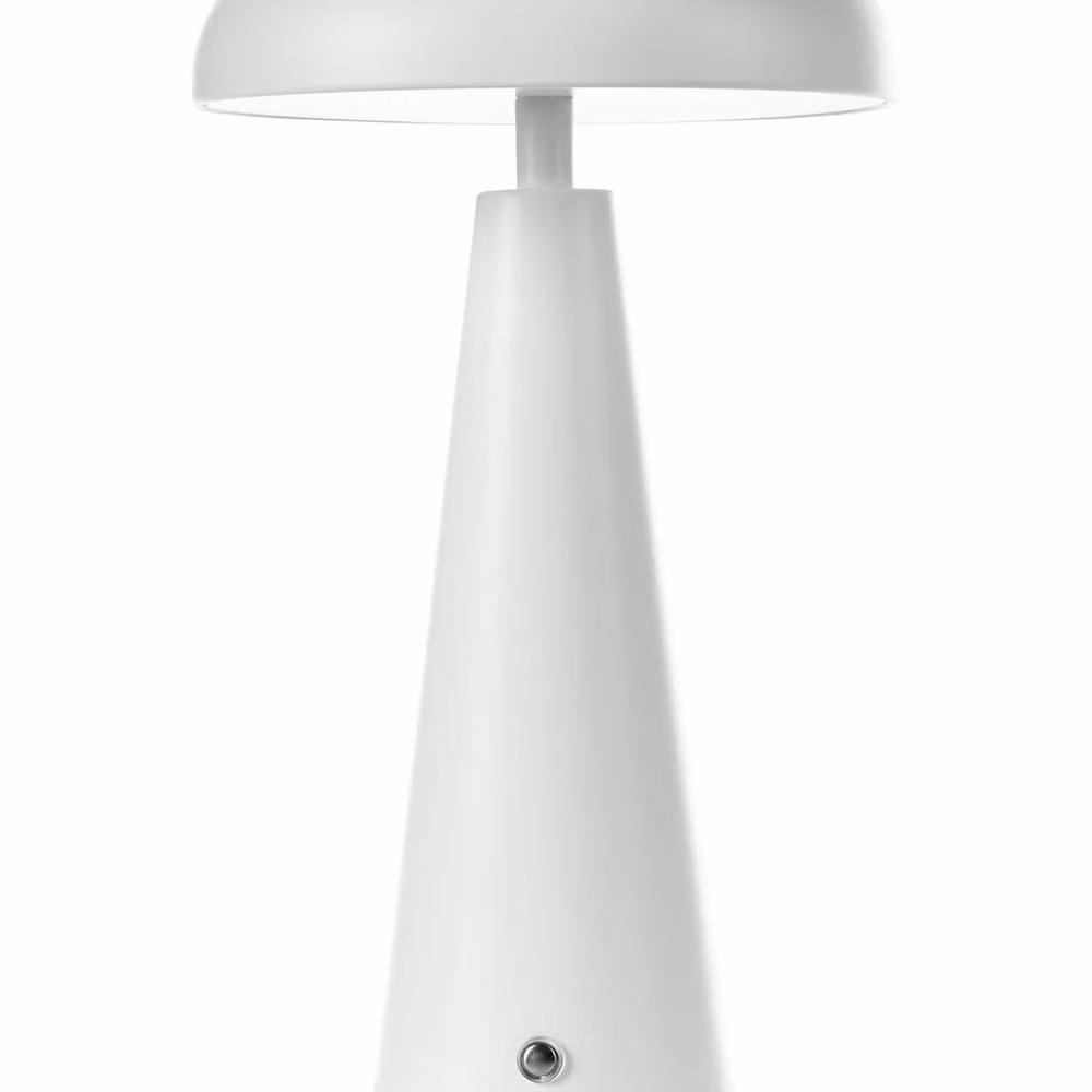 Wyld and Coco White Metal Wireless Table Lamp with Dimmable Touch Control and 3 Colour Settings – 2