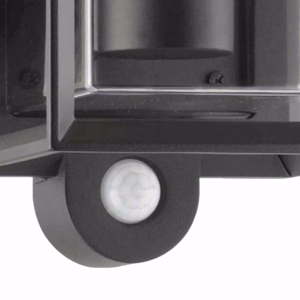 First Choice Lighting Brandon Black Metal Outdoor Motion Sensor IP44 Security Wall Light – 3