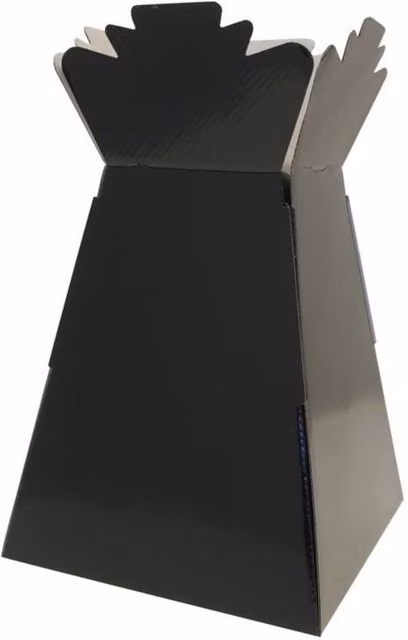 KDMD Super Pearlised Black Living Vase