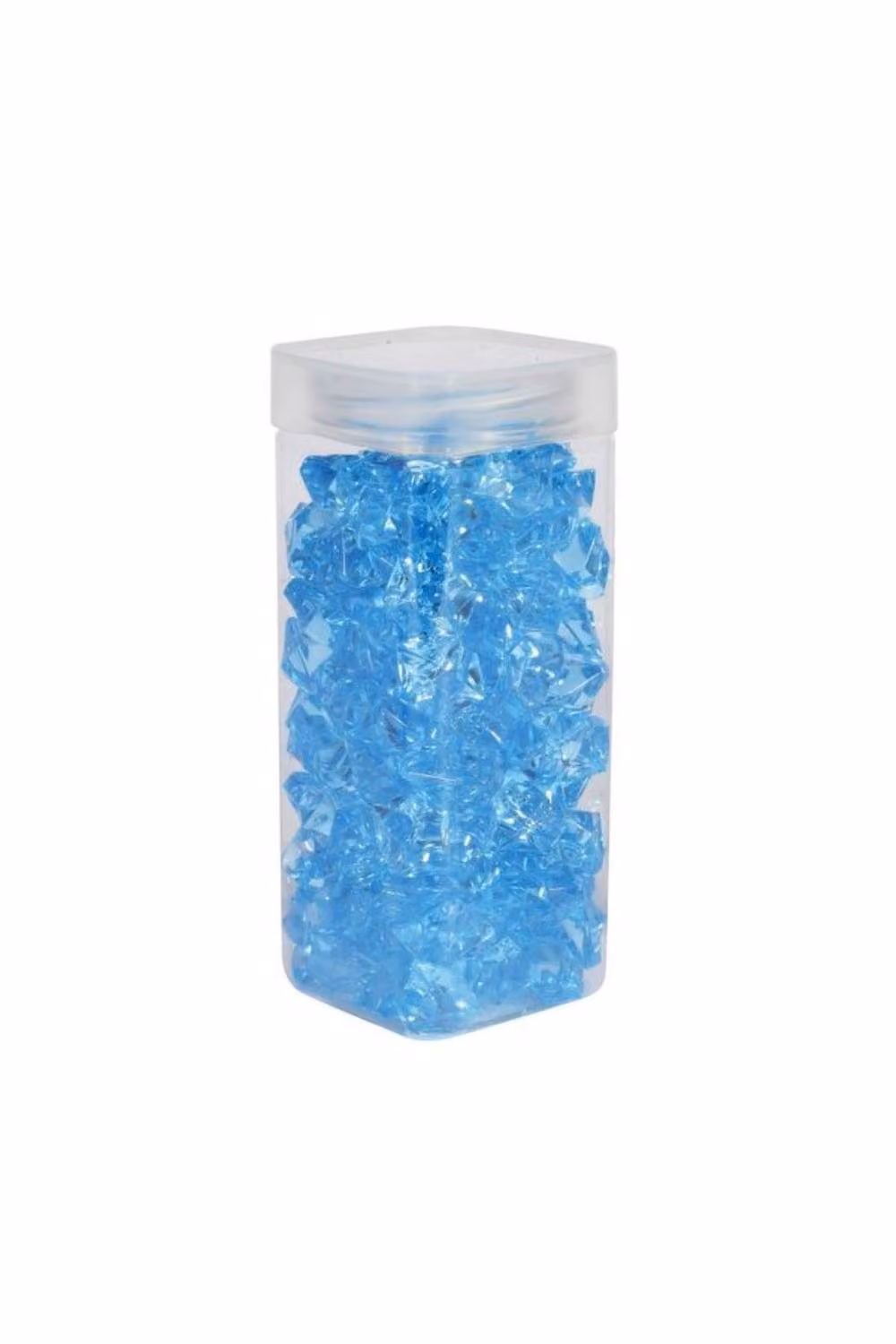 KDMD Large Light Blue Acrylic Stones in Square Jars, 2 Pack, 300g each – 2