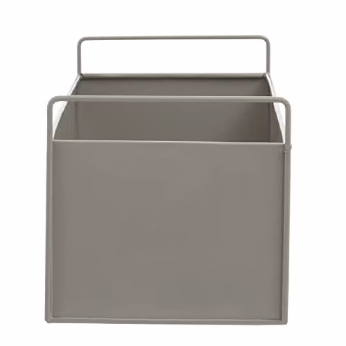 Premier Housewares Orsina Minimalist Rectangular Metal and Plastic Plant Box in Grey, W: 46 cm, D: 17 cm, H: 16 cm – 2