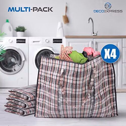 Deco Express Multicolour Laundry Bags, Pack of 4, W/D/H: 76 x 59 x 24 cm – 5