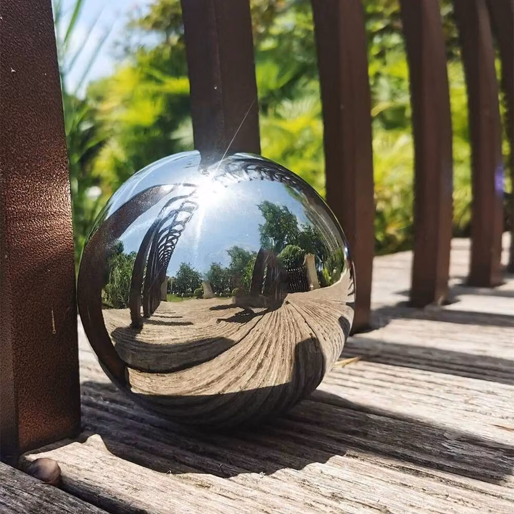 SPETLEK Set of 6 Stainless Steel Garden Gazing Balls in Silver – 2
