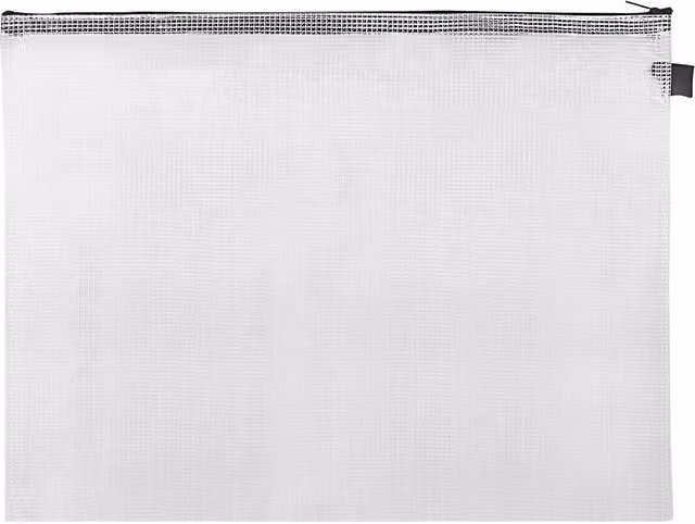 i-doodle Transparent PVC Mesh A3 Plastic Bag