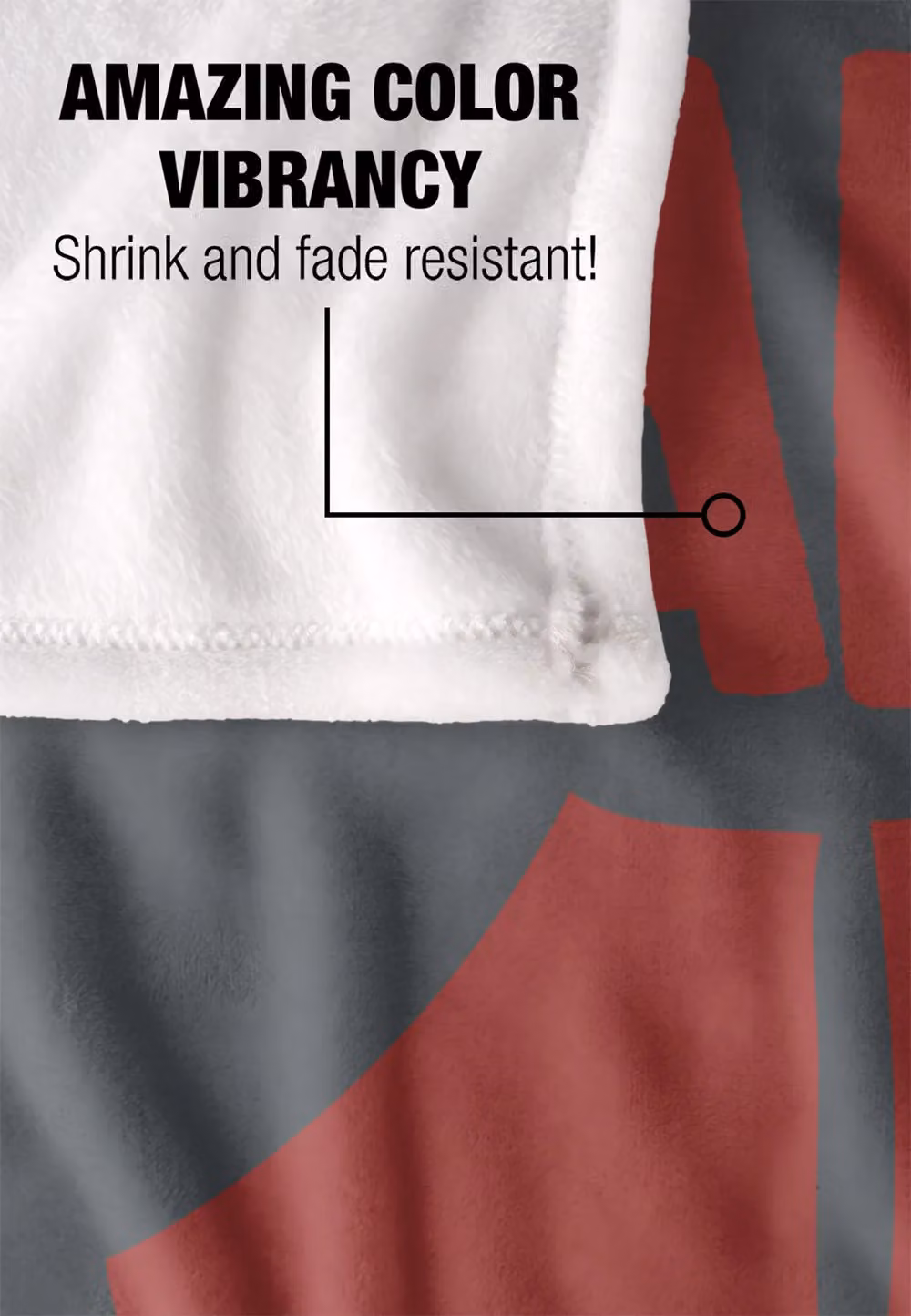 Warner Brothers Mortal Kombat Fatality Super Soft Silky Touch Throw Blanket in White, W: 152 cm, D: 127 cm – 3