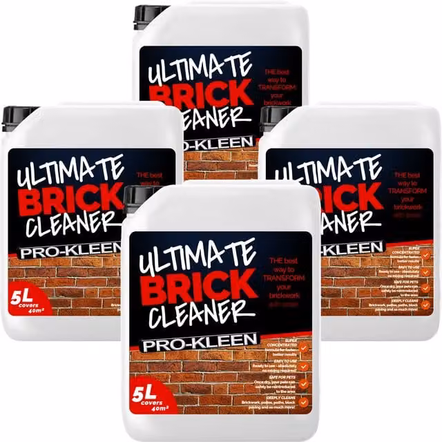 Pro-Kleen Ultimate Brickwork Cleaner, Transparent, 20l