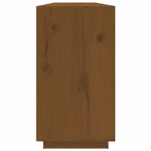 vidaXL Scandinavian Solid Wood Pine Sideboard in Brown, W/D/H: 100 x 40 x 75 cm – 4