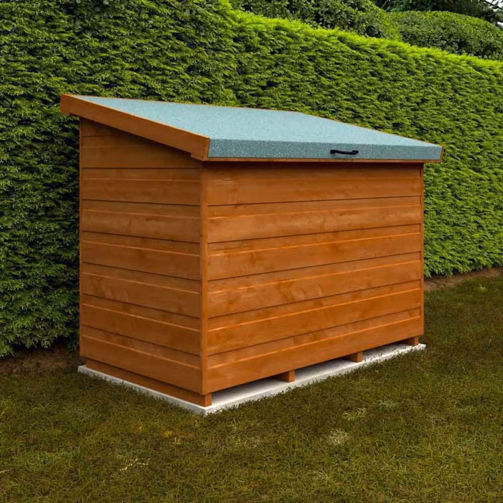 Buttercup Farm 4x2.3 Tool Chest 12mm Shed in Orange and Grey, W67.5 x D47.73 x H97.5 cm – 2
