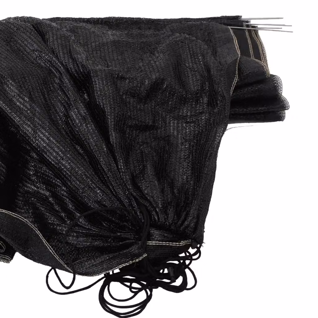 Berkfield Home Netting Tunnels 4 Pack in Black Steel and Polyethylene Growing Aid – 5