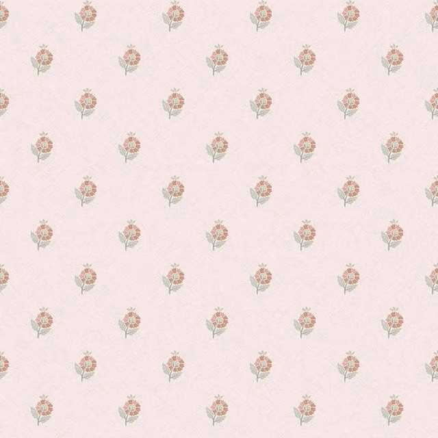 I Love Wallpaper Ditsy Posy Floral Botanical Wallpaper in Vintage Pink and Sage