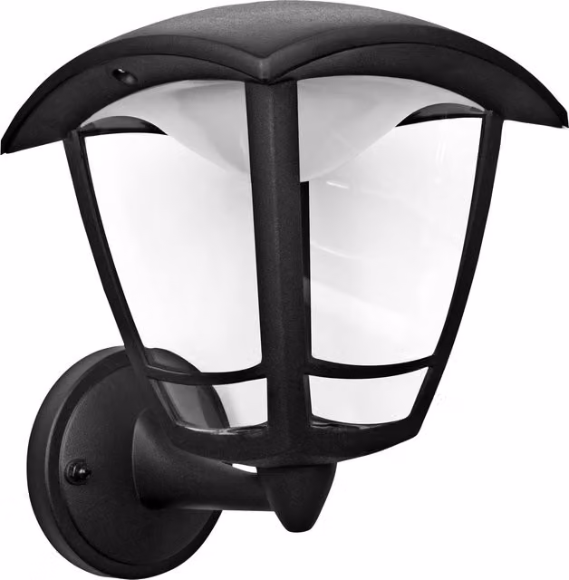 Luceco LED Classic Post Lantern in Black Plastic, IP44 Rated, 8 W – 6
