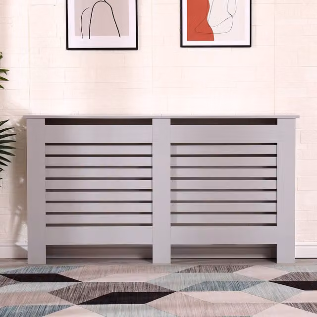 HMD Grey Radiator Cover Display Console Table, W: 151.5 cm, H: 80 cm, D: 16.5 cm