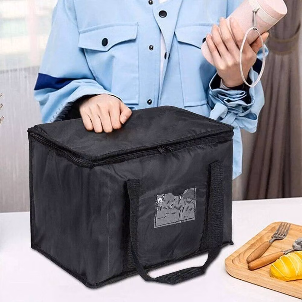 Spetlek 28L Insulated Food Delivery Bag in Black, W: 100 cm, H: 60 cm, D: 60 cm – 5