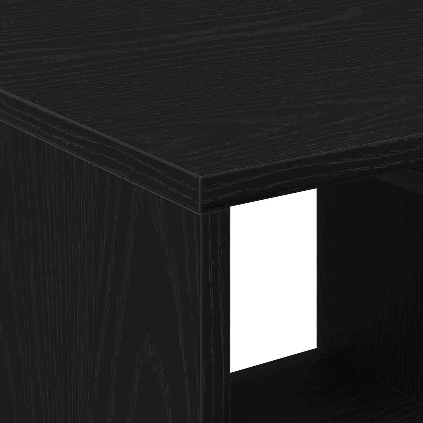 Berkfield Home Black Oak Coffee Table, W/D/H: 90 x 49 x 45 cm – 5