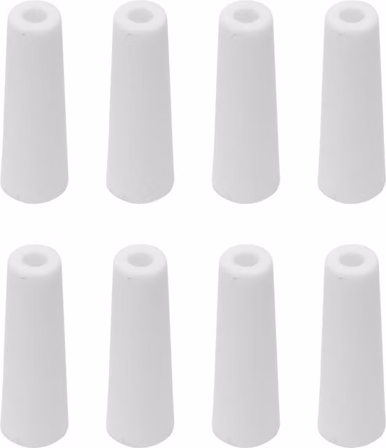 SwitZer 8-Piece Ceramic Sand Blasting Gun Nozzles, White