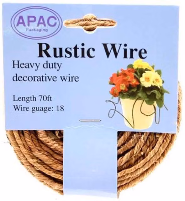 KDMD Natural Rustic Metal Wire Party Decoration in Beige and Brown